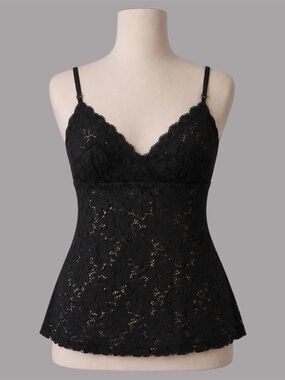 Intimissimi Black Lace Babydoll Cami Top